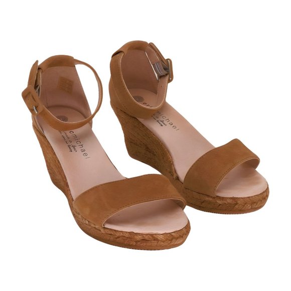 Eric Michael Milan Women's Open Toe Espadrille (Camel, EU 38/ US 7-7.5) - Picture 1 of 10